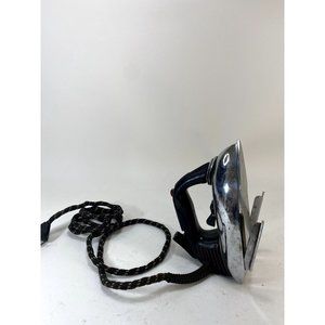 Vintage Proctor Iron Silver Black Corded Never Lift